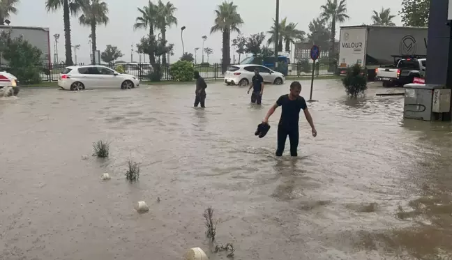 Ordu'da sel: Karadeniz Sahil Yolu ulaşıma kapandı, iş yerlerini su bastı