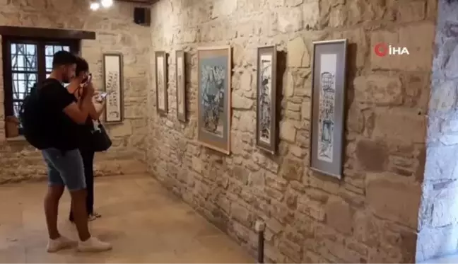 Muğlalı Ressam 14. kişisel sergisini İbramaki'de açtı