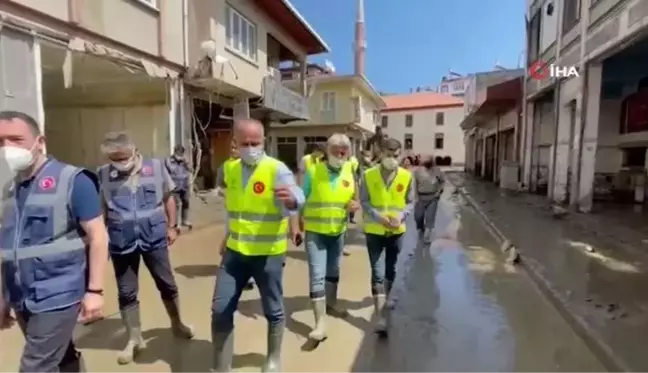 TOKİ, Bozkurt'ta esnafın yaralarını sarmaya başladı