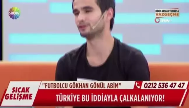 Milli futbolcu Gökhan Gönül kardeşini kabul etti