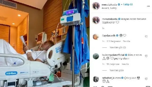 Beyin kanaması geçiren Mesut Akusta'nın sağlık durumu iyiye gidiyor