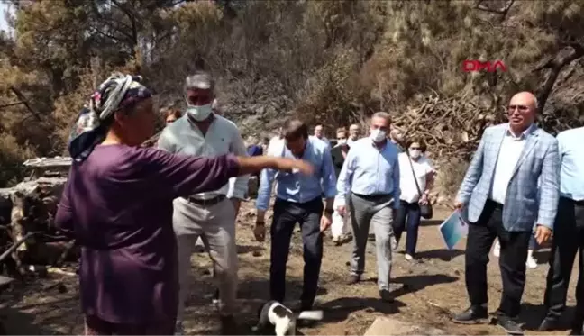 Son dakika! CHP'Lİ VEKİLLERDEN MARMARİS'TEKİ YANGINDAN ZARAR GÖREN VATANDAŞLARA ZİYARET