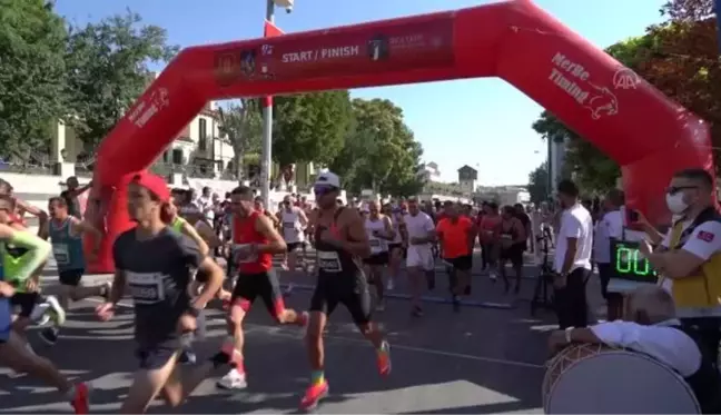 Polatlı'da Duatepe Yarı Maratonu koşuldu