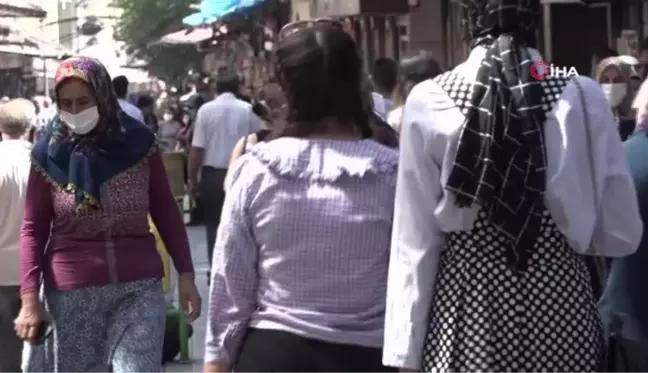 Gaziantep'te korkutan kalabalık