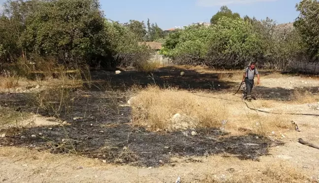 Hatay'da ikinci kez farklı noktada bahçe yangını