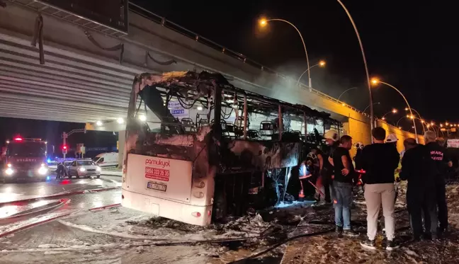 Ankara'da yolcu otobüsü yandı: 1 ölü, 20 yaralı