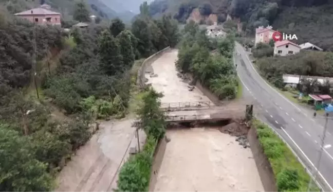 Batlama Deresi taştı, vatandaşlar büyük korku yaşadı