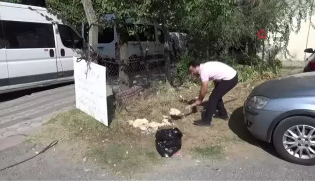 Sultangazi'de bir garip olay: Her gün aynı yere pilav döküyor