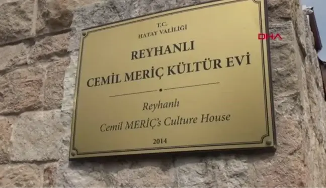 REYHANLI'DA CEMİL MERİÇ KÜLTÜR EVİ TÖRENLE HİZMETE GİRDİ