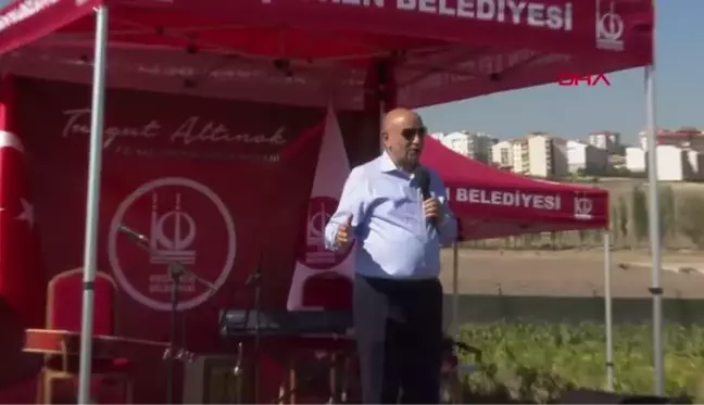 Keçiören'de ata tohumunun mahsulleri hasat edildi