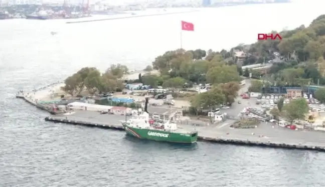 GREENPEACE'İN BUZKIRAN GEMİSİ MV ARCTİC SUNRİSE İSTANBUL'DA