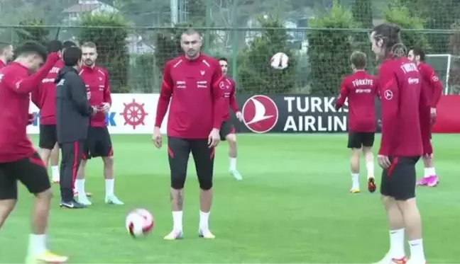 A Milli Futbol Takımı, Norveç ve Letonya ile oynayacağı maçların hazırlıklarına devam etti