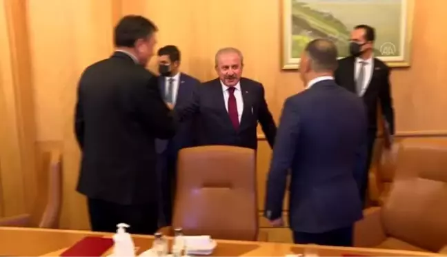 Son dakika haberi: TBMM Başkanı Şentop, Kırgızistan Enerji ve Sanayi Bakanı Bekmurzaev'i kabul etti