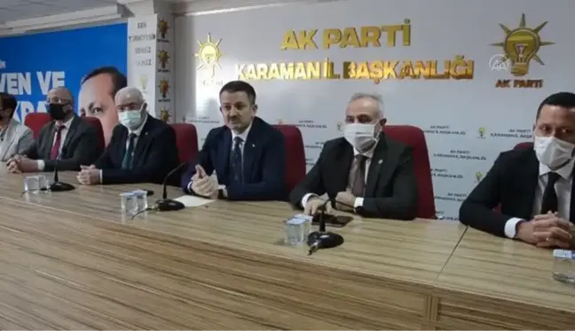 Bakan Pakdemirli, AK Parti Karaman İl Başkanlığını ziyaret etti