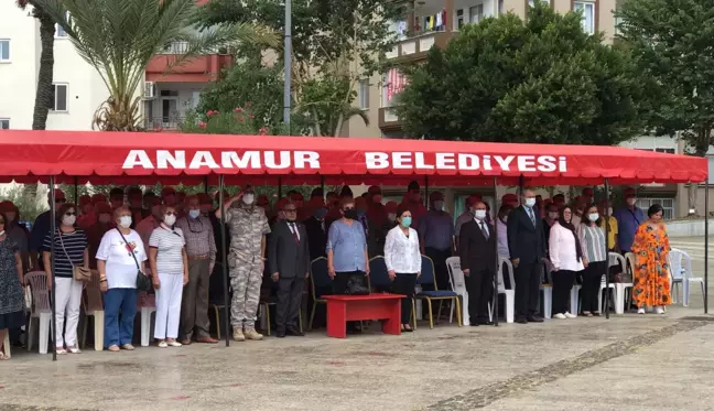 Son dakika! Anamur'da 17 Ekim Dünya Astsubaylar Günü dolayısıyla şehitler anıldı