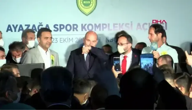 İSTANBUL-İÇİŞLERİ BAKANI SOYLU, SARIYER AYAZAĞA SPOR KOMPLEKSİ AÇILIŞINA KATILDI