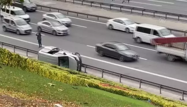 Beykoz'daki trafik kazasında 1 kişi yaralandı