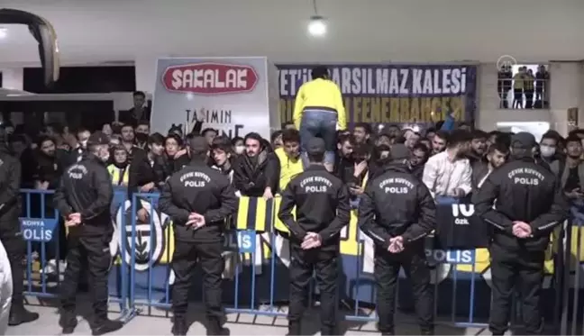 Fenerbahçe kafilesi, Konya'ya geldi