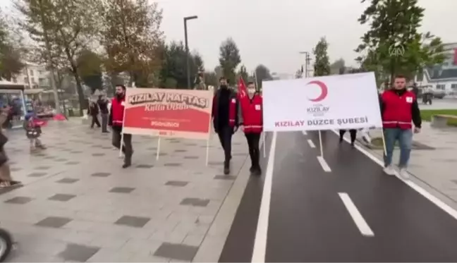 Kızılay Haftası mehteranlı kortej yürüyüşüyle kutlandı