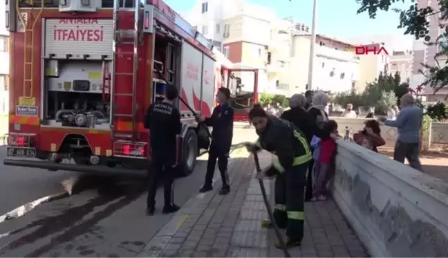 DAİREDE KORKUTAN YANGIN