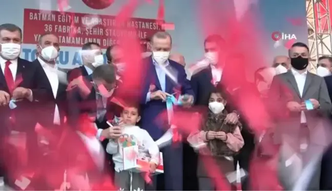 Batman'da Cumhurbaşkanı Erdoğan'a sevgi seli