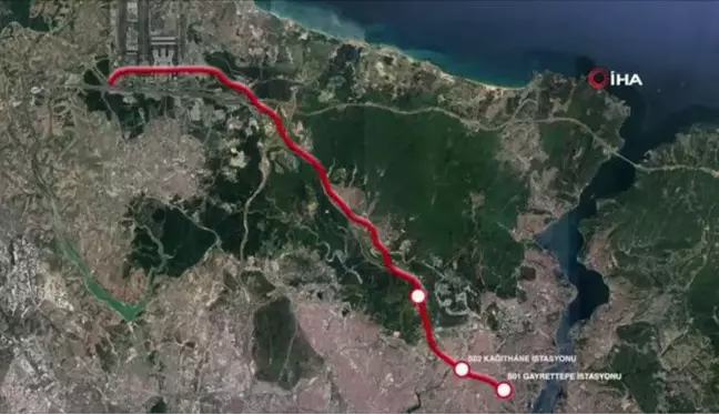 Gayrettepe-Havalimanı metro hattında test sürüşü yarın yapılacak