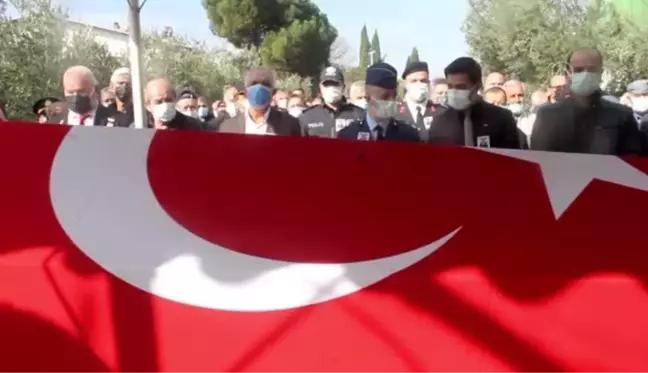 BALIKESİR - Vefat eden Kıbrıs Gazisi son yolculuğuna uğurlandı