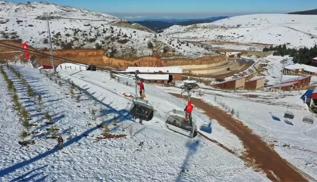 Çambaşı Kayak Merkezinde kurtarma tatbikatı yapıldı