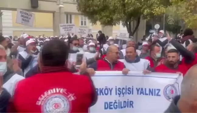 Bakırköy Belediyesi işçileri grevlerinin 24. gününde