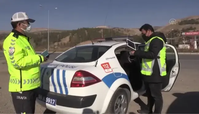 Drone destekli trafik denetimi yapıldı