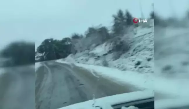 Tokat'ın Başçiftlik ilçesi beyaza büründü