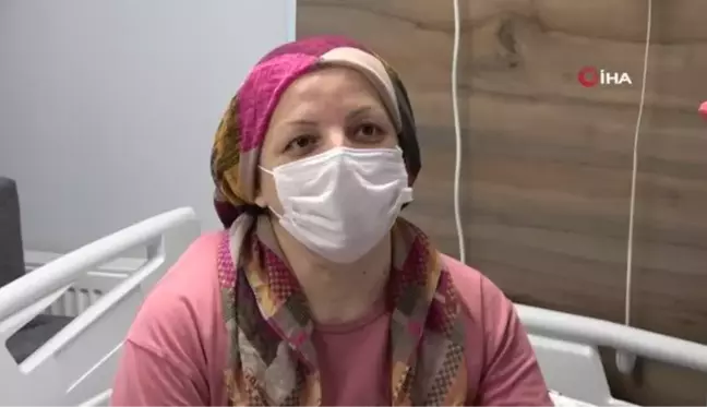 Karnından 20 santim büyüklüğünde kitle çıktı