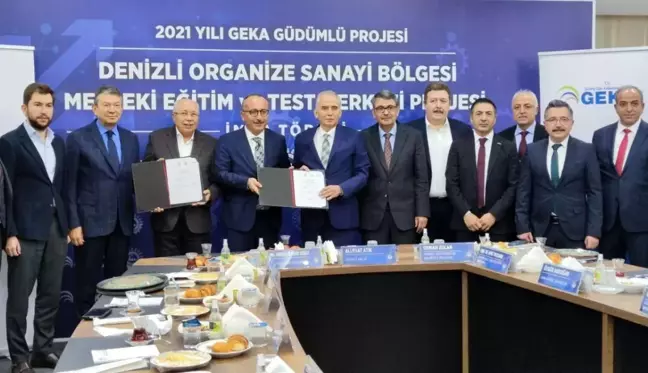 Denizli OSB Mesleki Eğitim ve Test Merkezi projesinde imzalar atıldı