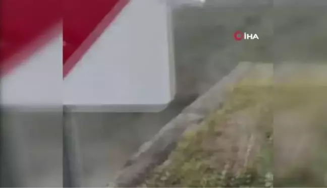 Son dakika haber! Ordu'da heyelan anı ve yaşanan panik kamerada