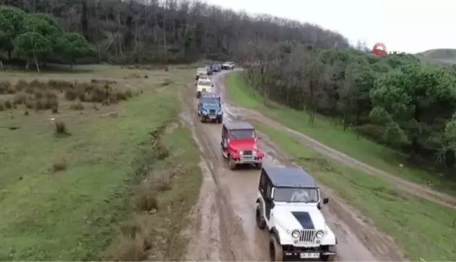 İstanbul'da Off-Road nefes kesti... Araçların zorlu yolculuğu böyle görüntülendi