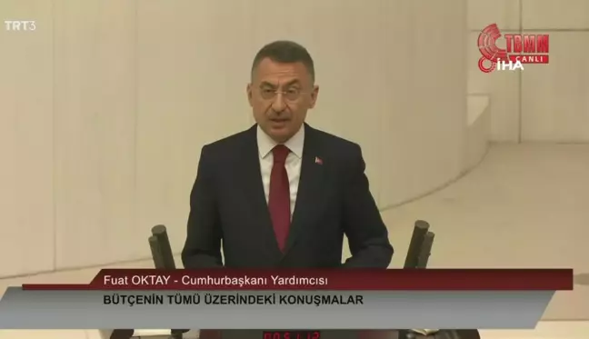 Son dakika haberleri! Cumhurbaşkanı Yardımcısı Oktay, TBMM Genel Kurulu'nda 2022 yılı bütçesini sundu: (3)