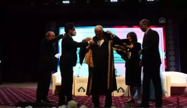 Son dakika haber: TÜRKİSTAN - AK Parti Genel Başkanvekili Yıldırım'a Kazakistan'da