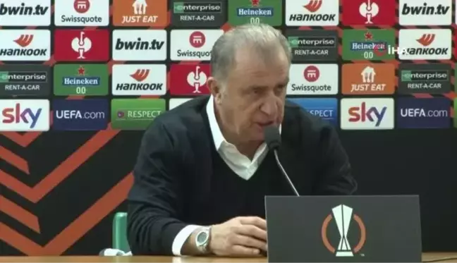 Galatasaray Teknik Direktörü Fatih Terim: 