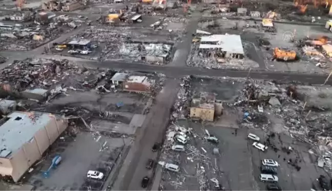 ABD'de hortumların vurduğu Kentucky sakinleri yaralarını sarmaya çalışıyor