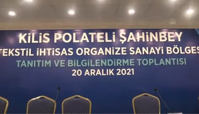 Polateli Şahinbey Tekstil İhtisas Organize Sanayi Bölgesi bilgilendirme toplantısı