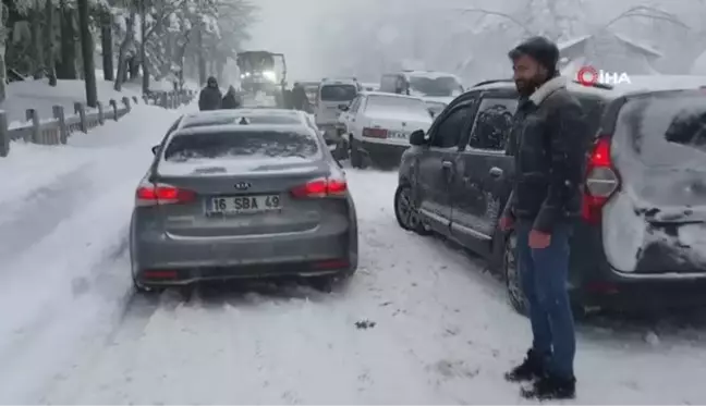 Uludağ'da hafta sonu günübirlikçi yoğunluğu