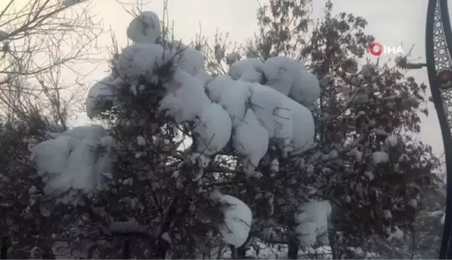 Karlıova'da kar yağışı yerini soğuğa bıraktı