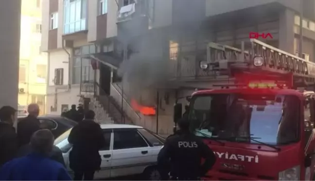 BODRUMDA ÇIKAN YANGINDA 3 KİŞİYİ İTFAİYE KURTARDI