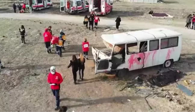 Sağlık çalışanlarının tatbikatı gerçeğini aratmadı