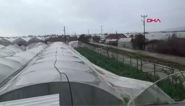 KUMLUCA'DA OLUŞAN 2 HORTUM KORKUTTU