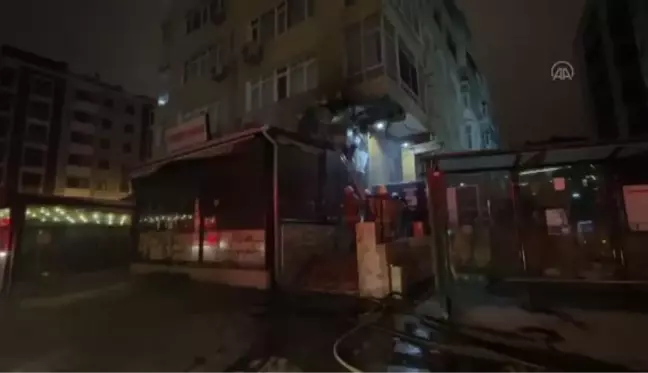 Şişli'de iş yerinde çıkan yangın söndürüldü