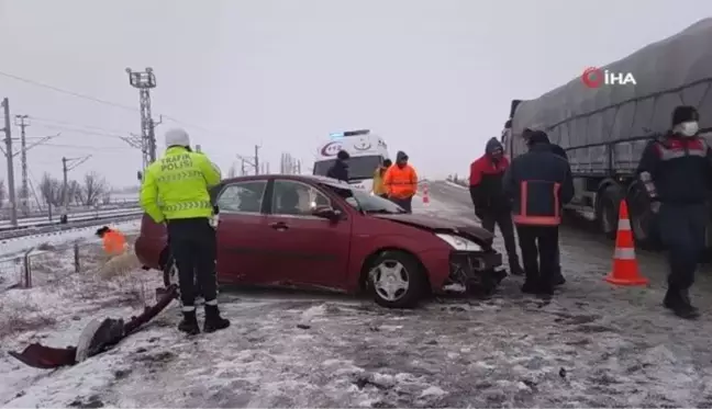 Sivas'ta trafik kazası: 4 yaralı