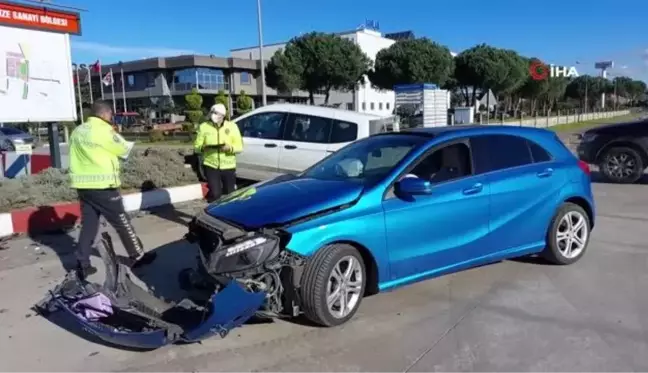 Samsun'da trafik kazası... 3 kişi yaralandı