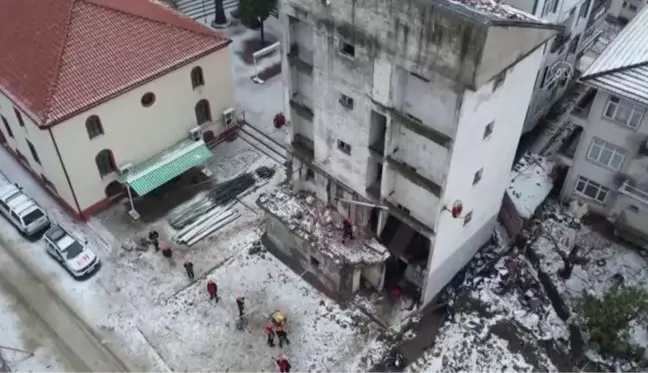 KASTAMONU - İHH'dan sel felaketinin yaşandığı Bozkurt ilçesinde kentsel arama tatbikatı