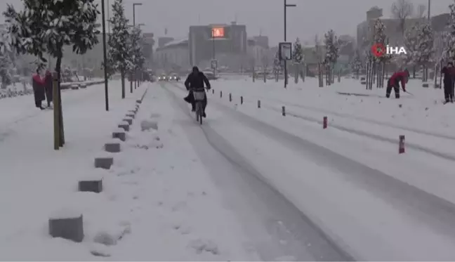 Kar yağışı Düzce'de de etkili oldu